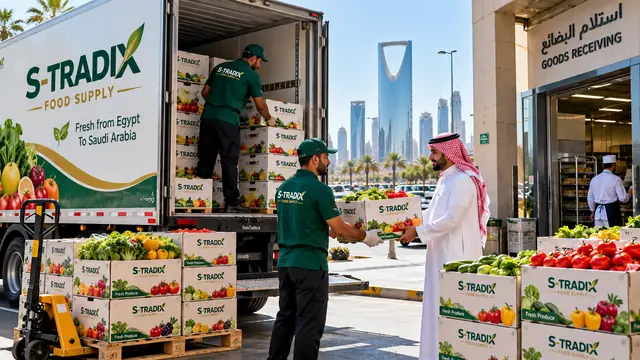 S-TRADIX Food Supply delivery to a client in Saudi Arabia