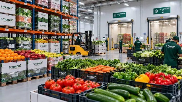 S-TRADIX Food Supply cold-storage warehouse