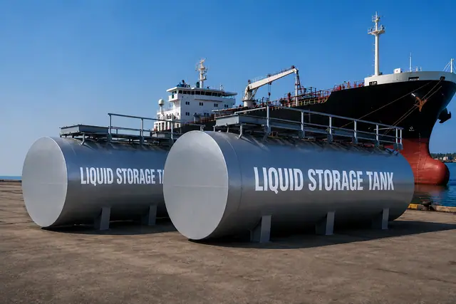 Liquid storage tanks used for liquid-waste handling