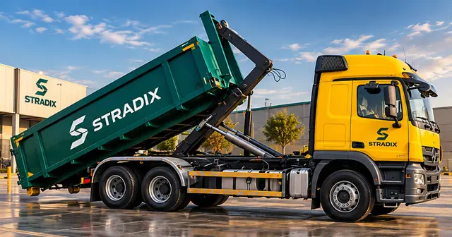Hook-lift truck
