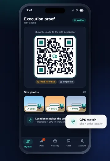 ZORA execution proof with QR code